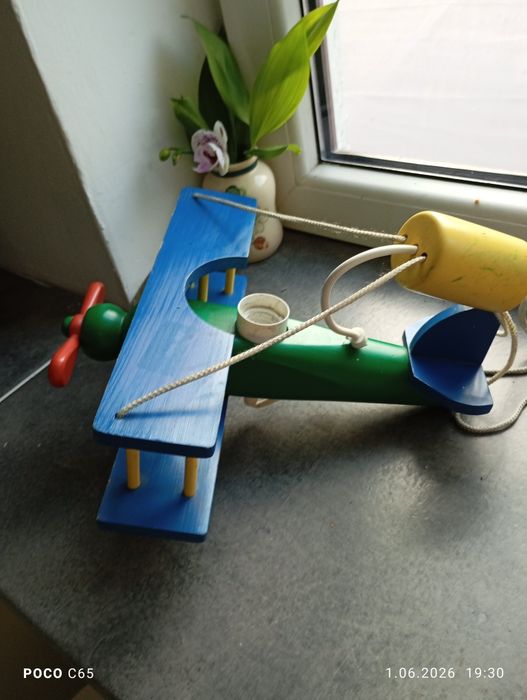 Lampa wisząca sufitowa samolot