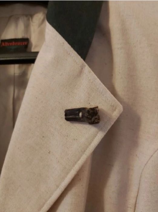 Elegancka damska niemiecka lniana marynarka myśliwska M.