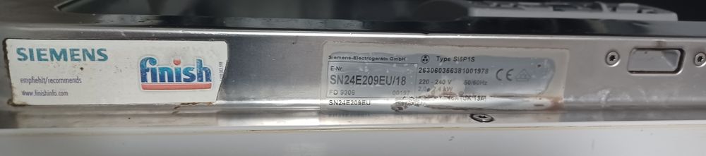 Máquina da loiça Siemens