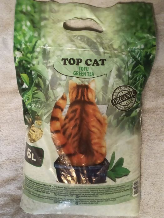 Наполнитель соевый Тоp Cat  2 шт