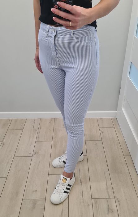 Letnie spodnie w paski S