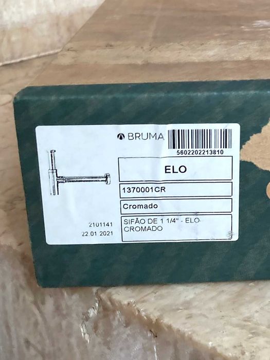 Sink Trap, Chrome-Plated Brass - BRUMA Lusitano - NEW64740463117698121