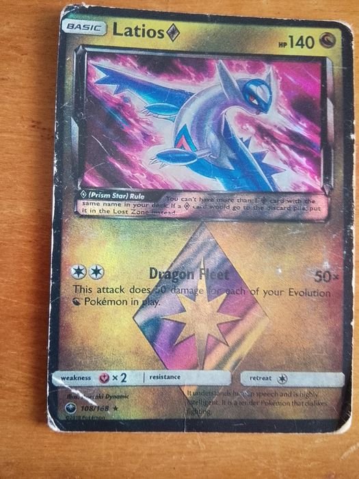 Latios  raro edição limitada