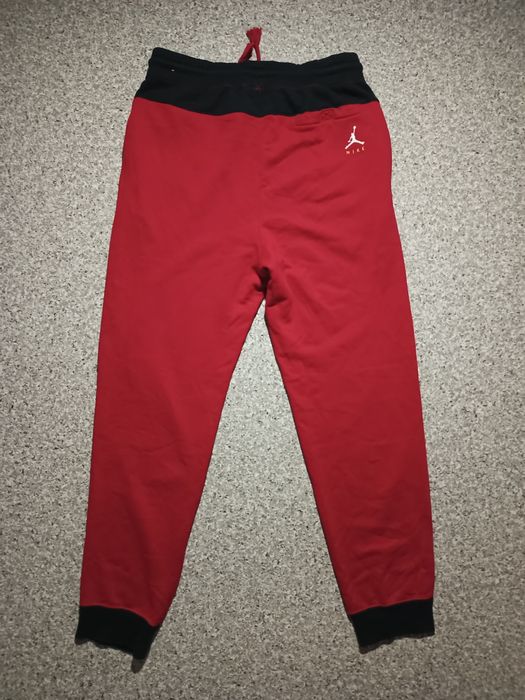 Burgundowe spodnie dresowe Męskie Jordan Jump man Jogger