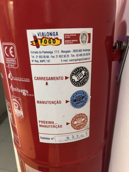 Extintor de 6kg - alverca