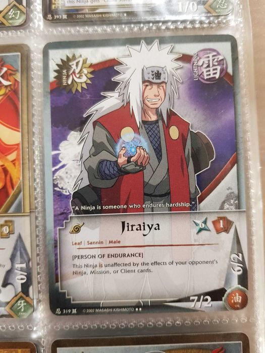 Cartas Naruto originais