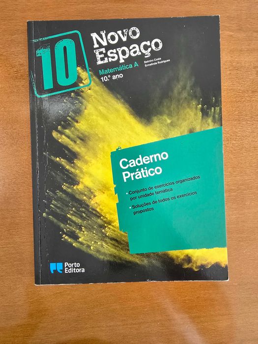 Novo Espaço - 10° ano - Matemática A - Caderno Prático + Caderno Avaliação