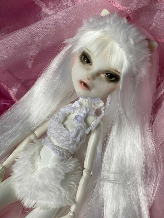 monster high lalka catrine demew g1 ooak custom repaint