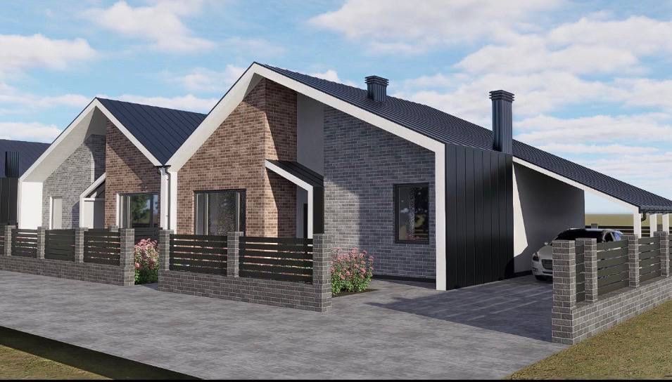 Дуплекси з наповненням в Гостомелі. Газ. Окремі двори,Розтермінування!