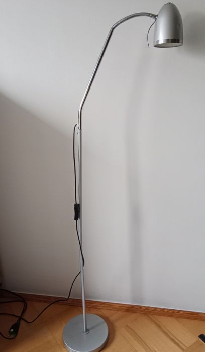 Lampa podłogowa szara/srebrna K-MT-201 KAJTEK