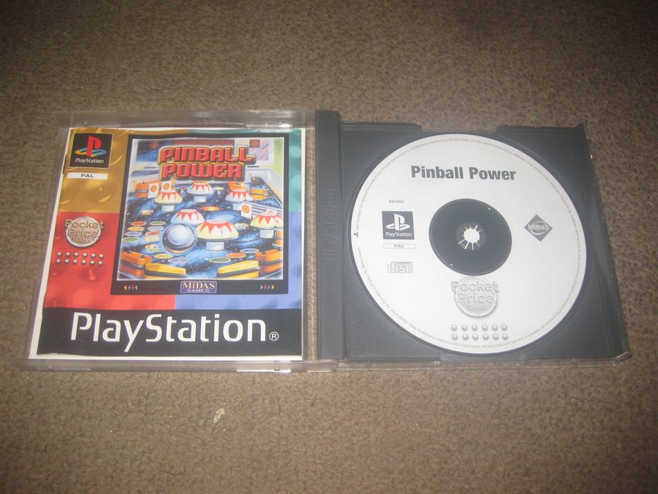 Jogo "Pinball Power" para a Playstation 1/Completo!
