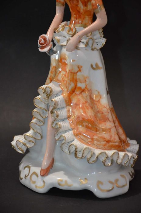 Porcelana figurka 2 do kolekcji Roceram Alba Iulia Rumunia 24,5cm