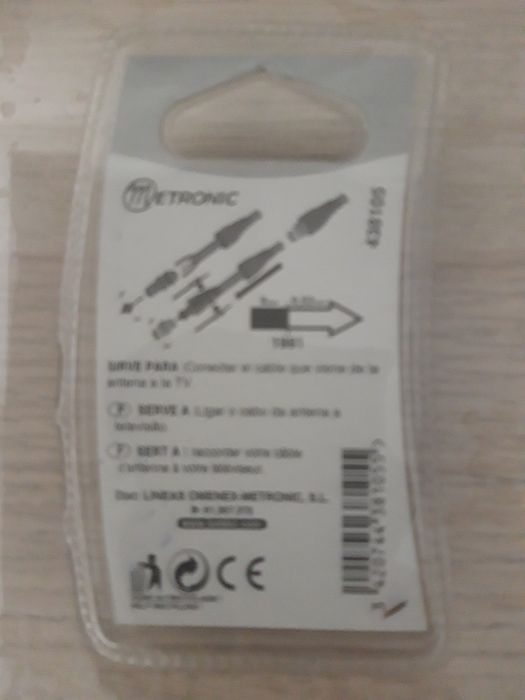 2 Conectores TV (selado)