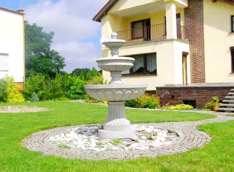 Fontanna granitowa granit ogrodowa dekoracyjna ozdobna do ogrodu