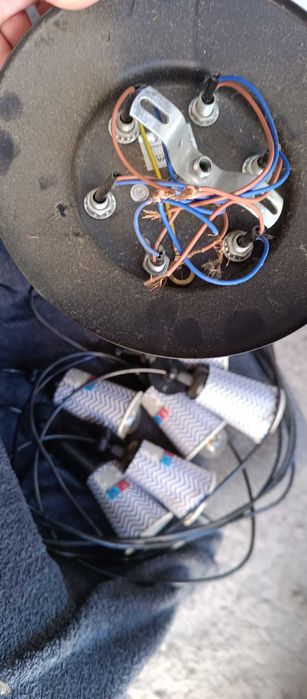 Lampa pająk 6 lamp z żarówkami