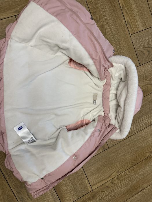 Пухова куртка chicco, 80р
