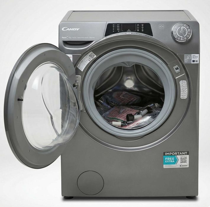 Pralka Candy RapidO RO1484DWMCRT/1-S 8 kg 1400obr Szara OUTLET 19LG36