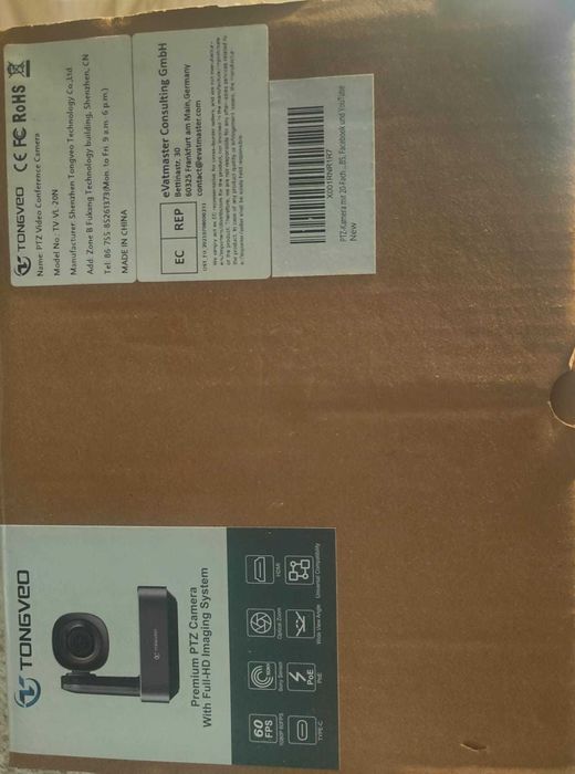 Camera PTZ 20x conference Tongveo