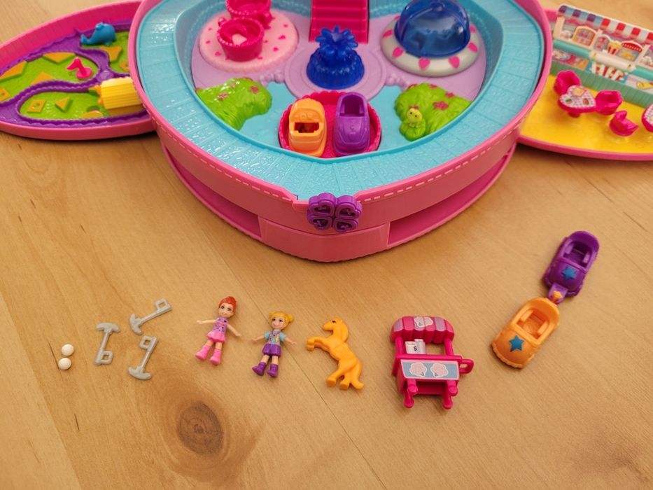 Plecak serce serduszko polly pocket park rozrywki