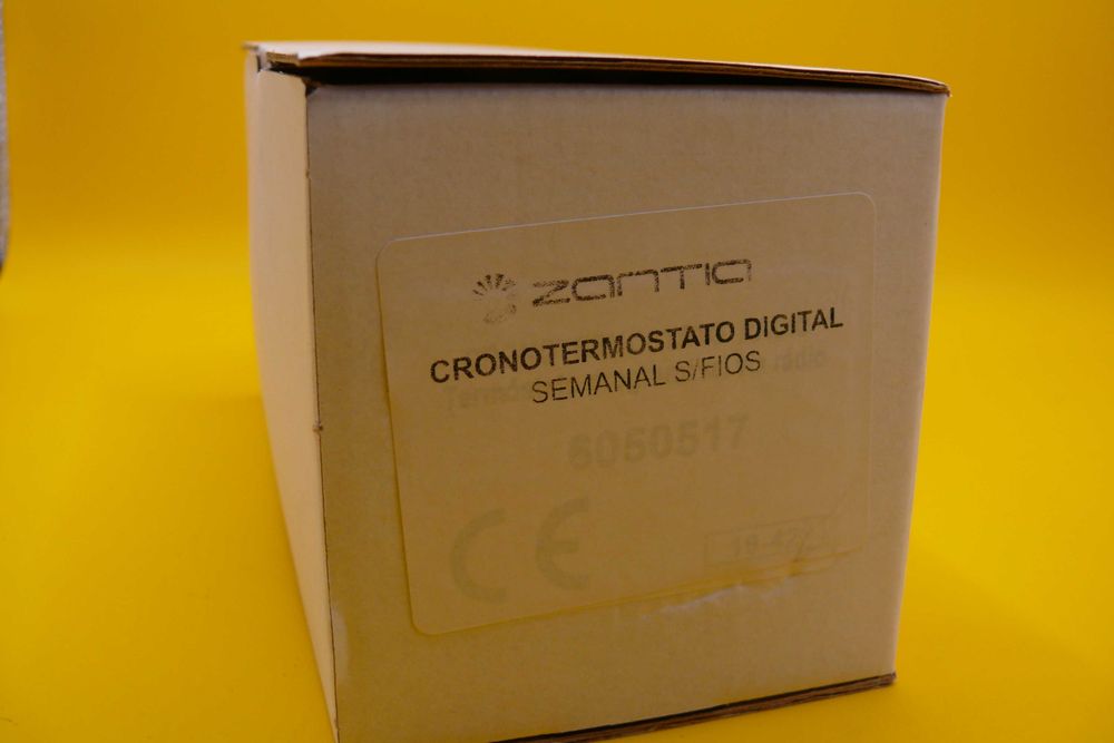 Cronotermostato digital sem fios Zantia