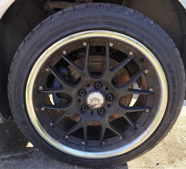 Jantes 18" Aversus 5x112 c/pneus em bom estado