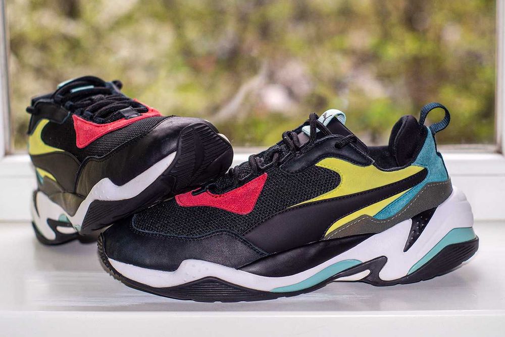 ‼️Кросівки Puma Thunder Spectra 367516-01 Leather Black/Multi 44 р. оригінал