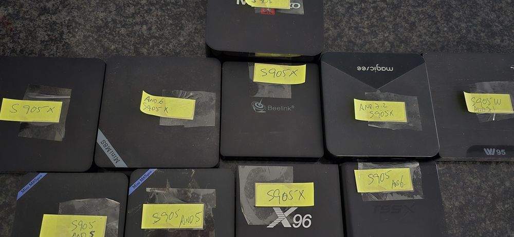 Boxes amlogic s905 a funcionar