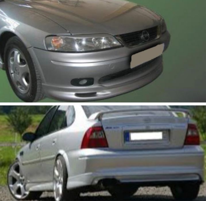 Накладки на бампер передняя задняя Opel Vektra B 95-02 Опель Вектра Б