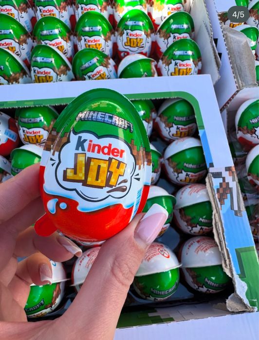 ОПТ Кіндер Джой Майнкрафт / Kinder Joy Minecraft оптом