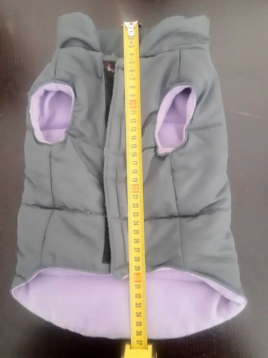 Ubranko dla psa małej rasy, ocieplane, dwustronne