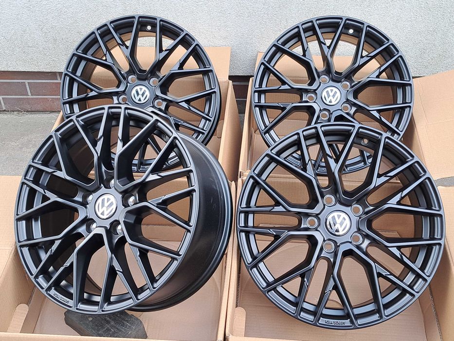 Alufelgi VW 17" 5x100 T-Cross Polo Taigo Golf IV Fox CA20 CZARNY MATT