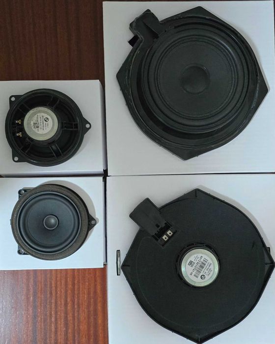 2x Coluna de som + 2x Subwoofer original BMW 4 Oms