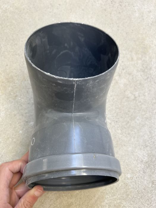 Curva de 90 graus tubo PVC de 110