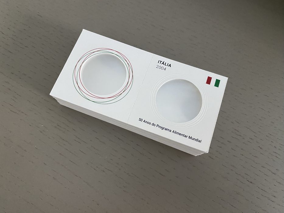 Alveolos autocolantes personalizados - coleção numismatica 2€