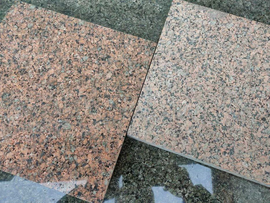 Плитка гранітна полірована, термооброблена, колота