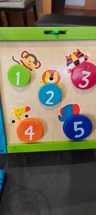 Cubo de Atividades 5 em 1 em Madeira - Universe of Imagination DISCOVERY (Como Novo)