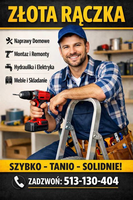 Złota rączka- Naprawa, Remont Warszawa i okolice