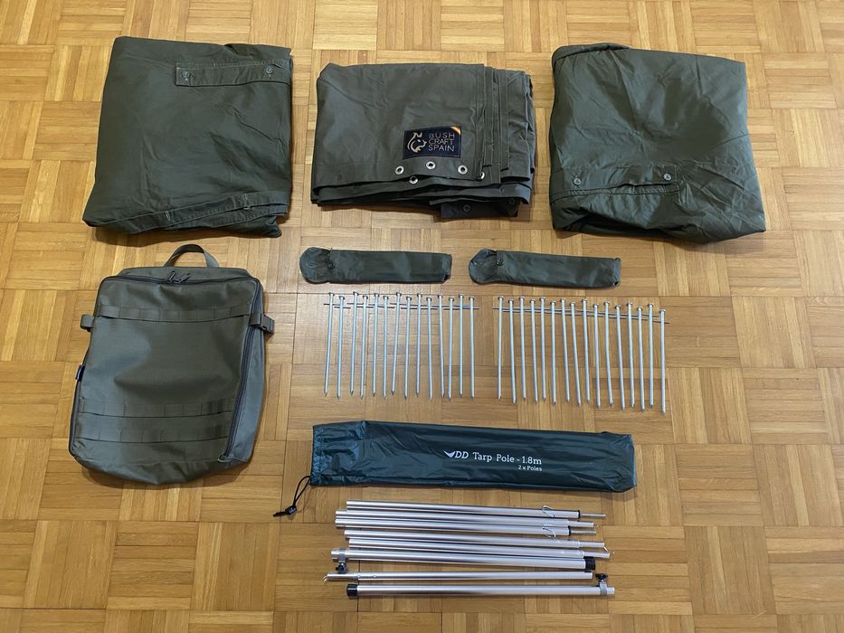 Namiot bushcraftowy bawełniany