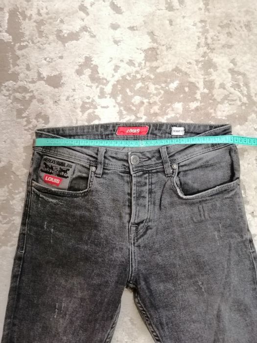 Чоловічі Джинси "LOUIS" (Skinny Fit, W33, Сірий)