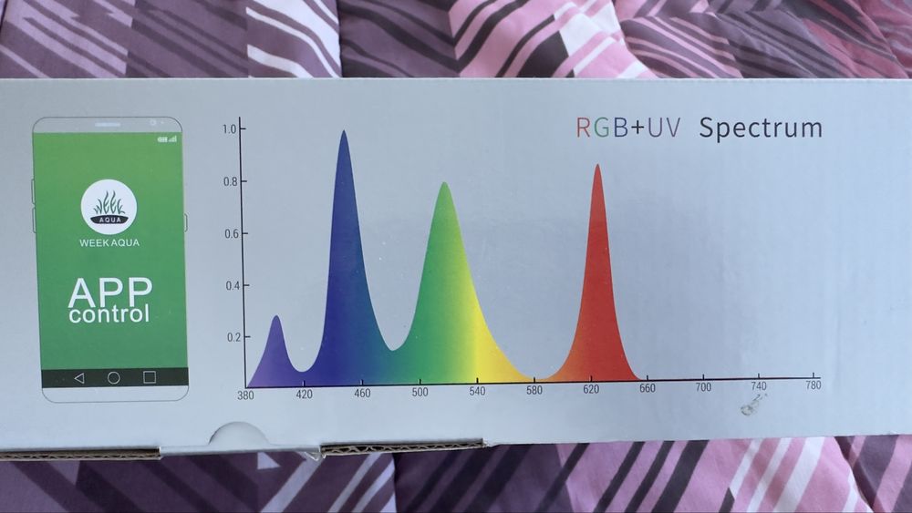 Luminaria para aquario Week Aqua M600Pro