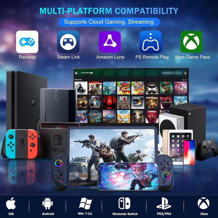pad Kontroler do telefonu Androida iPada tabletu bezprzewodowy gamepad