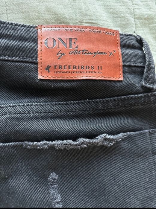 onetenspoon jeansy black freebirds ii
