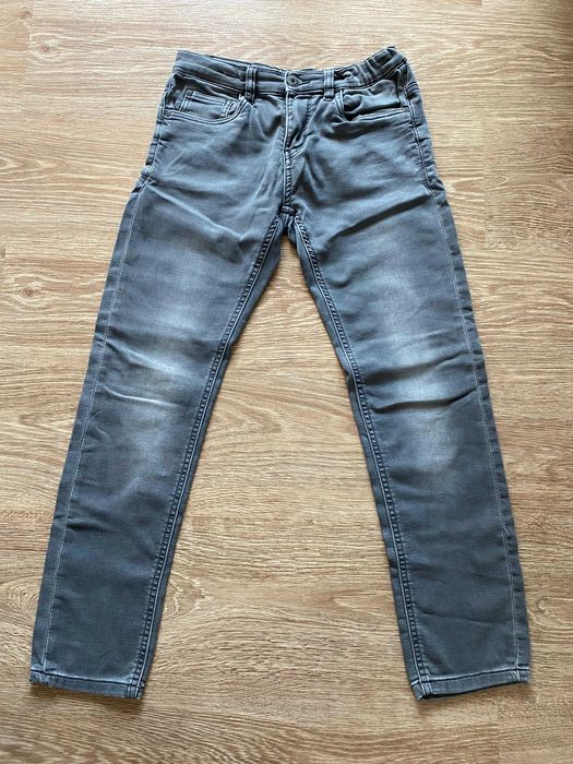 Spodnie jeansowe dziecięce szare