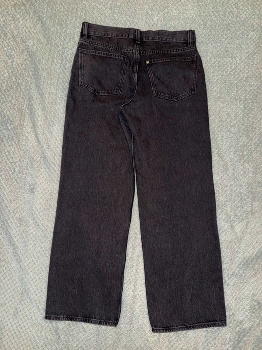 Чоловічі чорні джинси H&M Straight Relaxed W30/L32