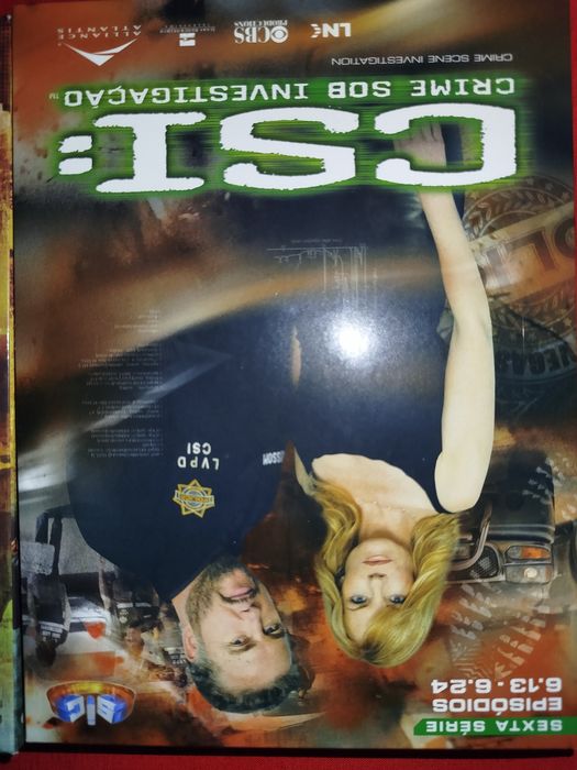 Vários DVDs com varias temporadas da série CSI