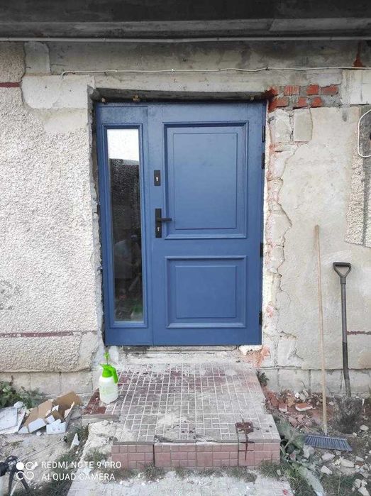 Drzwi wejściowe zewnętrzne drewniane dębowe dostawa gratis