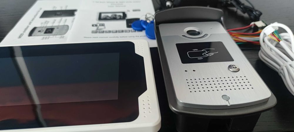 Video porteiro ip wifi internet telemovel Tuya Smart life c/ monitor 7