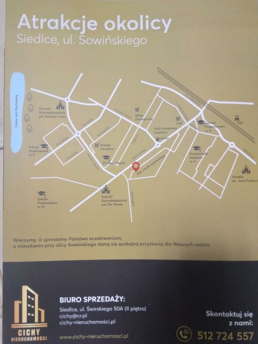 Nowe mieszkanie, Siedlce, ul. Sowińskiego, 50,55 m2