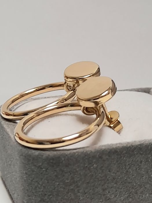 Kolczyki Złote Kółka 2w1 Jedyne takie 14k