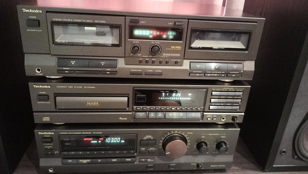 Wieża Technics Amplituner CD Deck